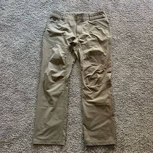 Kuhl Silcencr Ripstop Cargo Pants Hiking Outdoors Trail Khaki Brown Mens 34x30